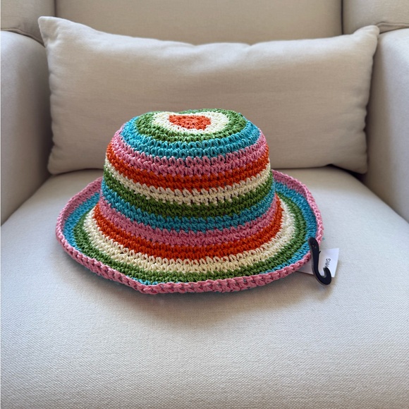 Striped Raffia Hat - Picture 6 of 7
